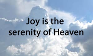 Joy and Heaven