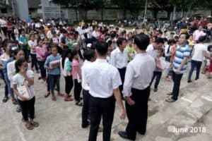 Children Getting Ready For New School Year