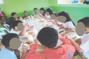 Children at Lunch
