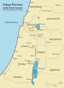 Map of First Century Iudaea