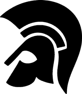 Silhouette of Centurion Helmet