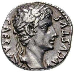 Coin with Caesar's head