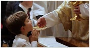 Child Receiving Communion