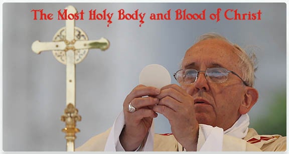 Pope Francis Celebration the Holy Eucharist
