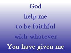 Faith Prayer