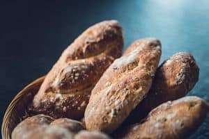 Five loaves of bread