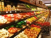 Fruit and Vegetable display in shop