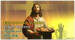 Jesus feeds 5000