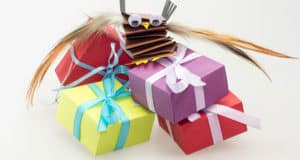 Colourful gift boxes