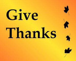 Quote: Give Thanks