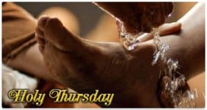 Holy Thursday: Washing of Feet