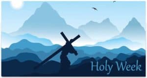 Holy Week: Jesus Carrying Cross