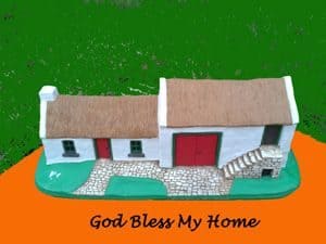 Small Irish Cottage Model