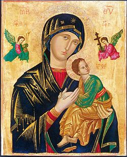 Icon of Our Lady of Perpetual Help.