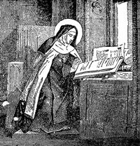 Sketch of St Mary Magdalene de Pazzi