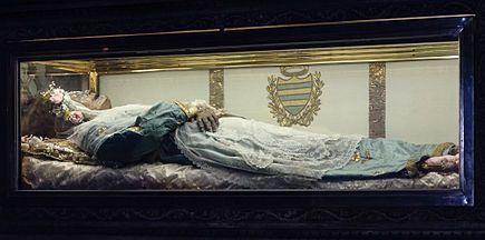 Image of St Zita in Casket