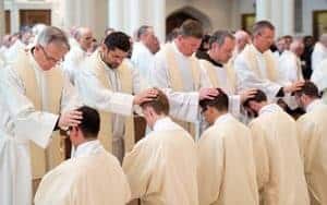 An ordination of a group of Priests