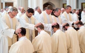 An ordination of a group of Priests