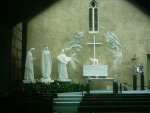Image of the Blessed Virgin Mary's Apparition at Knock, Ireland