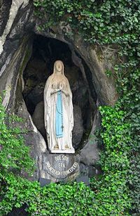 Image of Our Lady of Lourdes.