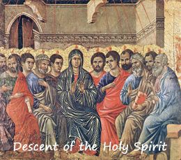 Pentecost by Duccio di Buoninsegna