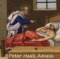 Peter heals Aeneas