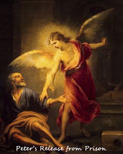 An Angel appears to St Peter in Prison