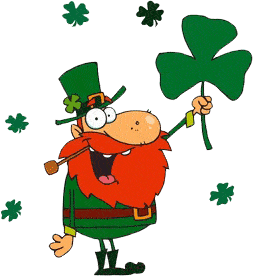 Party sketch of celebratory Irishman!