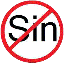 Sign: No Sin