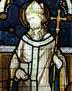Stain Glass Window image of St Adrian
