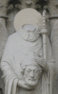 Image of Statue of St Denis of Paris