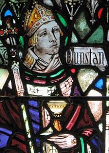 Stain Glass Image of St Dunstan