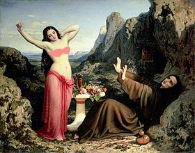 Image of St Hilarion's temptations