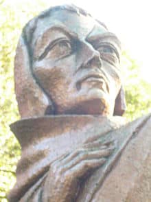 Stone statue of John Duns Scotus