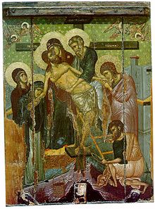 Image of Jesus being removed from the Cross