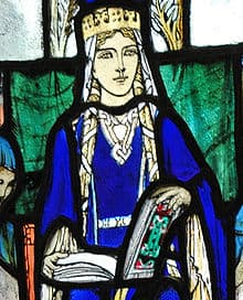 Stain Glass Window image of St Margaret of Scotland