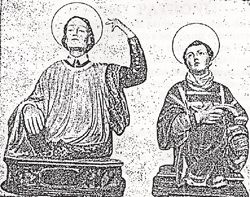 Sketch of St's Marian & James