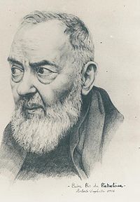 Portrait Sketch of St Padre Pio