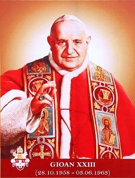 Official photograph of Pope St John XXIII at his canonisation.