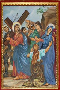 Fourth Station: Jesus Meets His Blessed Mother.