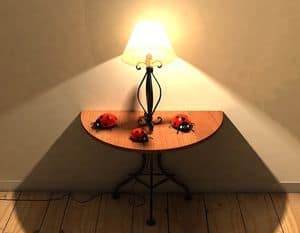 Lamp on Table