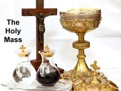 Altar set for use in the Holy Mass