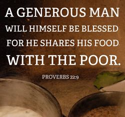 Quote - Poor: "A Generous Man..."