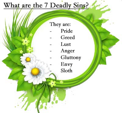Q&A: What are the seven deadly sins?