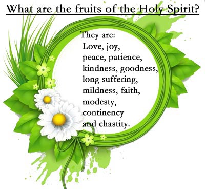 Fruits of the Holy Spirit