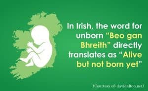 Irish Anti-abortion Poster