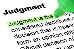 Definition of Judgement