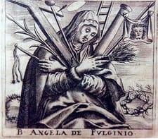 Sketch of St Angela of Foligno