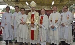 Bishop with Priests