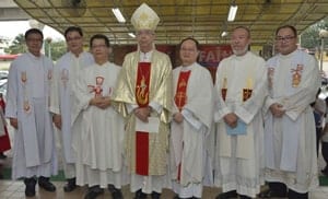 Bishop with Priests